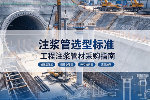 双湖注浆管选型标准