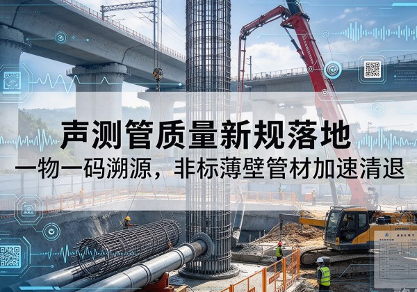 双湖声测管质量新规落地，一物一码溯源，非标薄壁管材加速清退